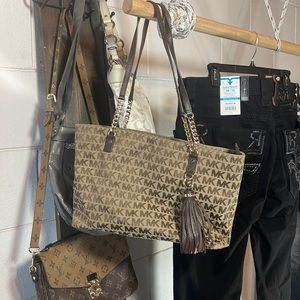 Michael Kors purse brown tote